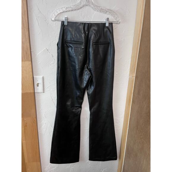 Abercrombie & Fitch Vegan Leather‎ Flare Pants - Picture 5 of 5
